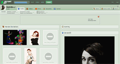 Desktop Screenshot of deirdre-j.deviantart.com