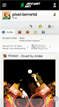 Mobile Screenshot of pixel-terrorist.deviantart.com