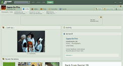 Desktop Screenshot of gaara-on-fire.deviantart.com