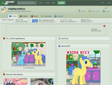 Tablet Screenshot of mlpmaconmixx.deviantart.com