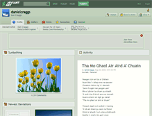Tablet Screenshot of danielcraggs.deviantart.com