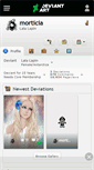 Mobile Screenshot of morticia.deviantart.com