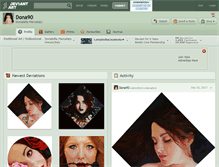 Tablet Screenshot of dona90.deviantart.com