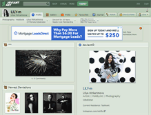 Tablet Screenshot of lily-m.deviantart.com