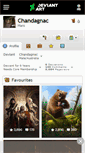 Mobile Screenshot of chandagnac.deviantart.com
