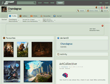 Tablet Screenshot of chandagnac.deviantart.com