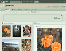 Tablet Screenshot of chef-rainbow.deviantart.com