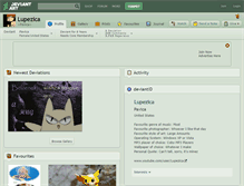Tablet Screenshot of lupezica.deviantart.com