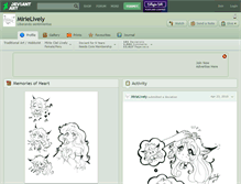 Tablet Screenshot of mirielively.deviantart.com