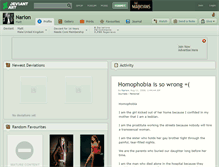 Tablet Screenshot of narion.deviantart.com