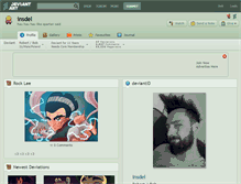 Tablet Screenshot of insdel.deviantart.com