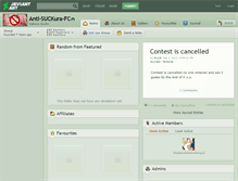 Tablet Screenshot of anti-suckura-fc.deviantart.com