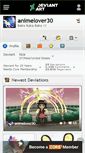 Mobile Screenshot of animelover30.deviantart.com