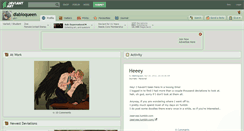 Desktop Screenshot of diabloqueen.deviantart.com