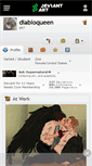 Mobile Screenshot of diabloqueen.deviantart.com