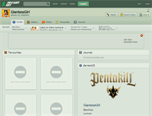 Tablet Screenshot of giantessgirl.deviantart.com