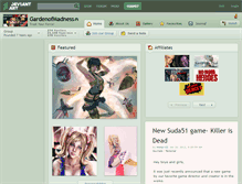 Tablet Screenshot of gardenofmadness.deviantart.com