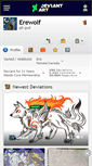 Mobile Screenshot of erewolf.deviantart.com