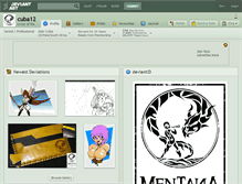 Tablet Screenshot of cuba12.deviantart.com