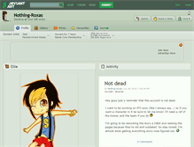 Tablet Screenshot of nothing-roxas.deviantart.com