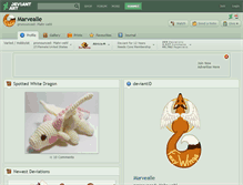 Tablet Screenshot of marvealle.deviantart.com