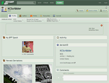 Tablet Screenshot of kcscribbler.deviantart.com