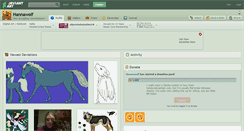 Desktop Screenshot of hannawolf.deviantart.com