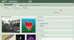 Desktop Screenshot of hazelkryptonite.deviantart.com