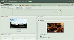 Desktop Screenshot of jcrawkurface.deviantart.com
