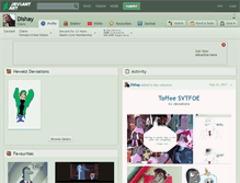 Tablet Screenshot of dishay.deviantart.com