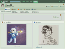 Tablet Screenshot of delaney02.deviantart.com
