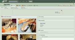 Desktop Screenshot of mad-child.deviantart.com