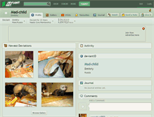 Tablet Screenshot of mad-child.deviantart.com