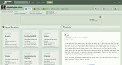 Desktop Screenshot of apocalypse-love.deviantart.com