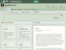 Tablet Screenshot of apocalypse-love.deviantart.com