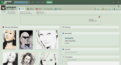 Desktop Screenshot of guitargold.deviantart.com