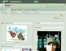 Tablet Screenshot of chadat.deviantart.com
