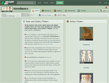 Tablet Screenshot of homebases.deviantart.com