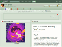 Tablet Screenshot of nora-cintra.deviantart.com
