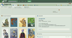 Desktop Screenshot of changewinds.deviantart.com
