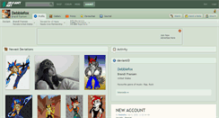 Desktop Screenshot of debbiefox.deviantart.com