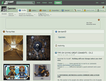 Tablet Screenshot of ganren.deviantart.com