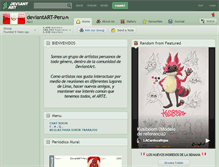 Tablet Screenshot of deviantart-peru.deviantart.com