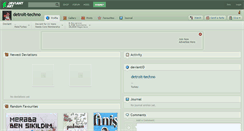 Desktop Screenshot of detroit-techno.deviantart.com