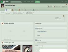 Tablet Screenshot of detroit-techno.deviantart.com
