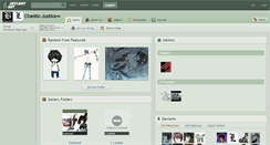 Desktop Screenshot of chaotic-justice.deviantart.com