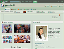 Tablet Screenshot of kagomechan20.deviantart.com