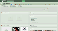Desktop Screenshot of devil69blade.deviantart.com