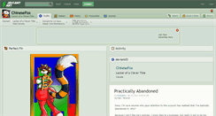 Desktop Screenshot of chinesefox.deviantart.com