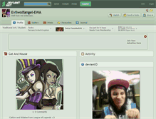 Tablet Screenshot of evilwolfangel-ewa.deviantart.com